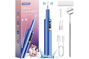 Ultrasonic Plaque Remover for Teeth - Professional Dental Cleaning Kit