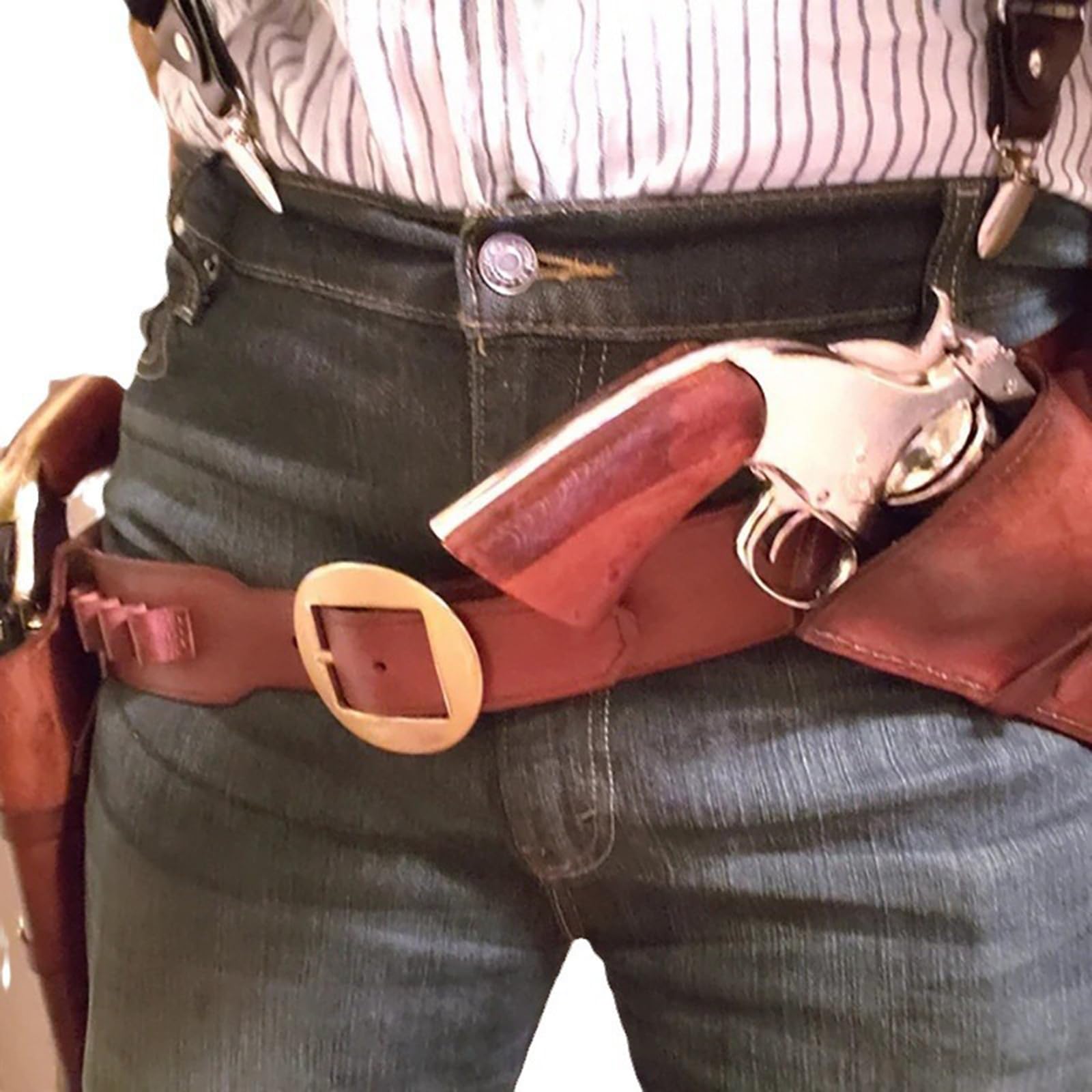 Fondina Universale per Pistola - Fondina per Cintura Pirata Rinascimentale in Pelle PU Supporto per Pietra focaia Fodero Drop Leg Thigh Harness Gear