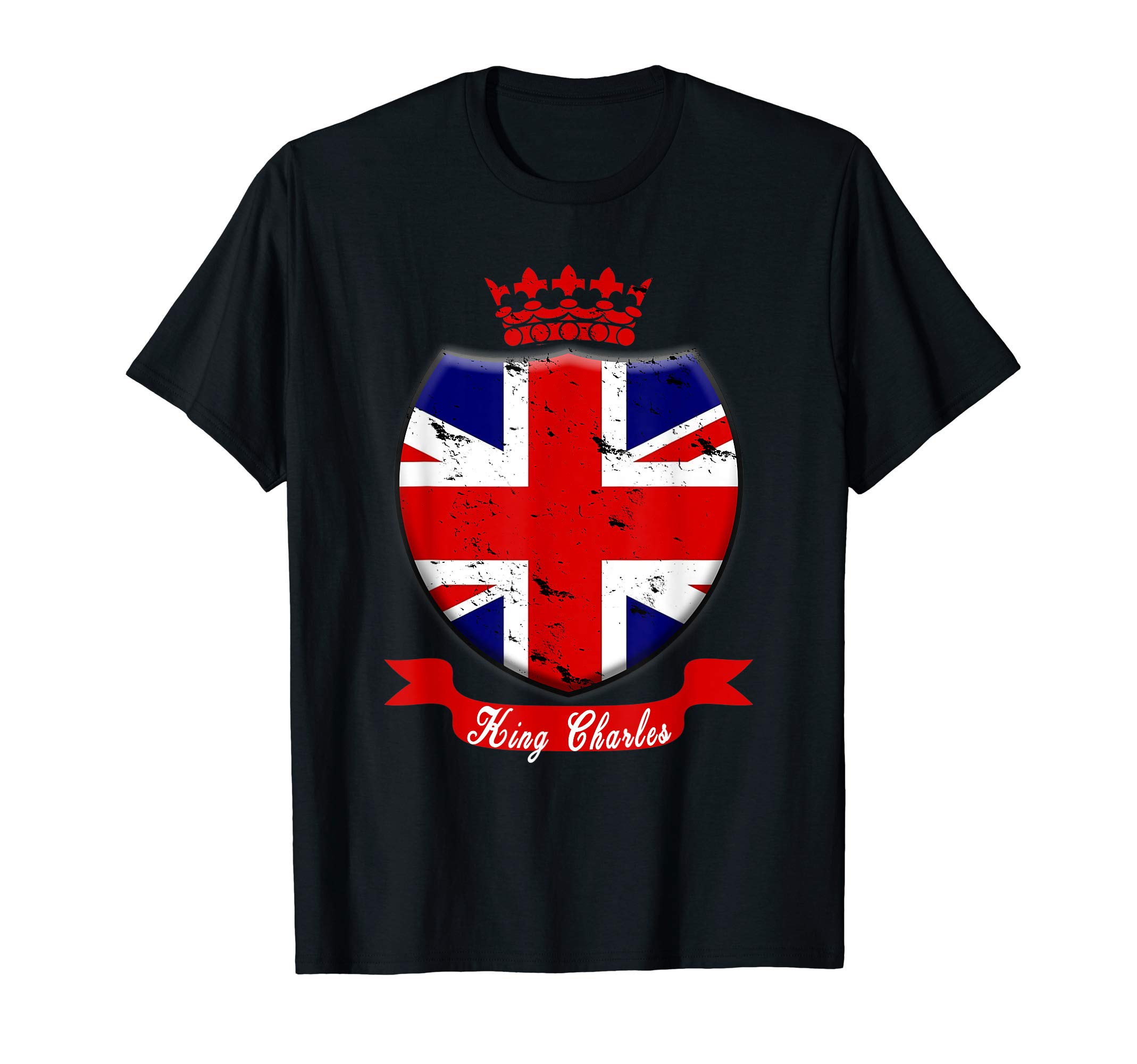 God Save King Charles - Shield - God Save the Queen T-Shirt