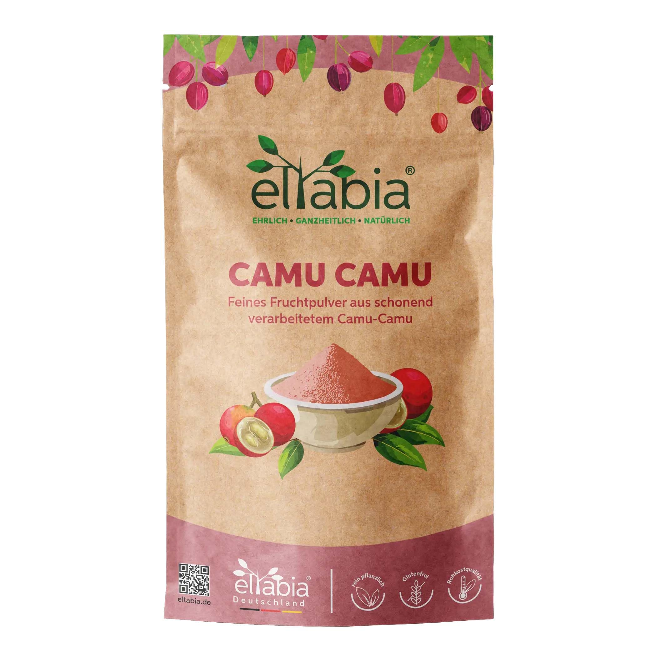 Camu Camu Pulver 1kg hochdosiert mit natürlichem Vitamin C aus Brasilien | 100% ohne Zusatzstoffe in Rohkost-Qualität