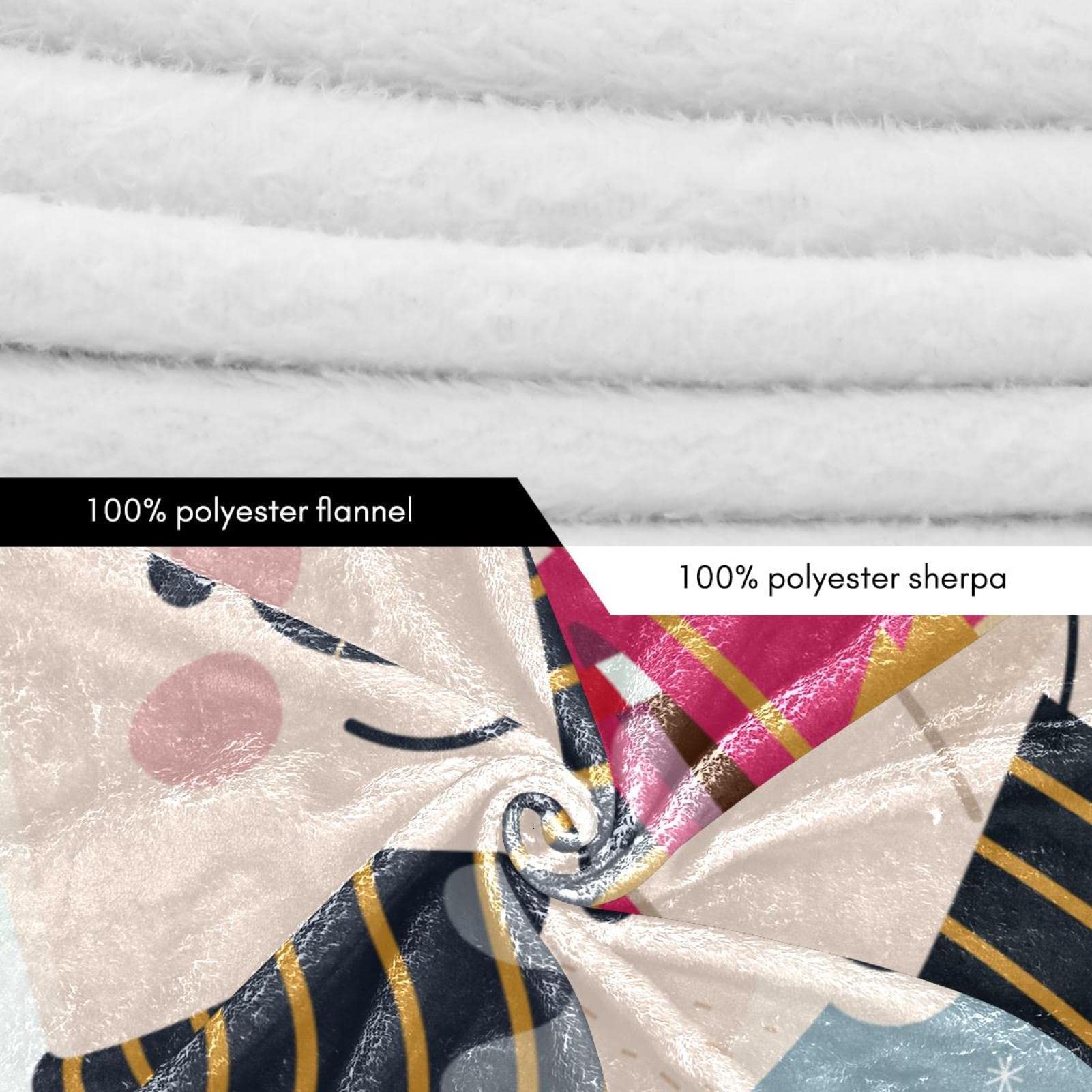 Zimowy niedźwiedź napój herbata koc do noszenia bluza z kapturem, oversize z kapturem dla kobiet, wygodna bluza, wielobarwny, rozmiar uniwersalny