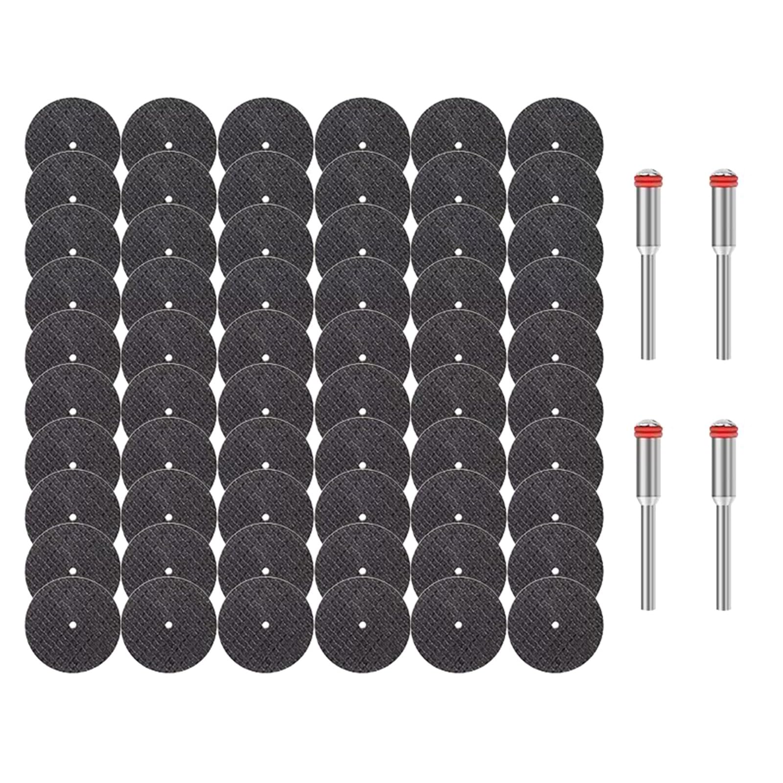 Kalttoy 64Pcs Cutting Discs High Strength Fiberglass Cutting Tool Safe Speed Discs Multipurpose Tool Enthusiast