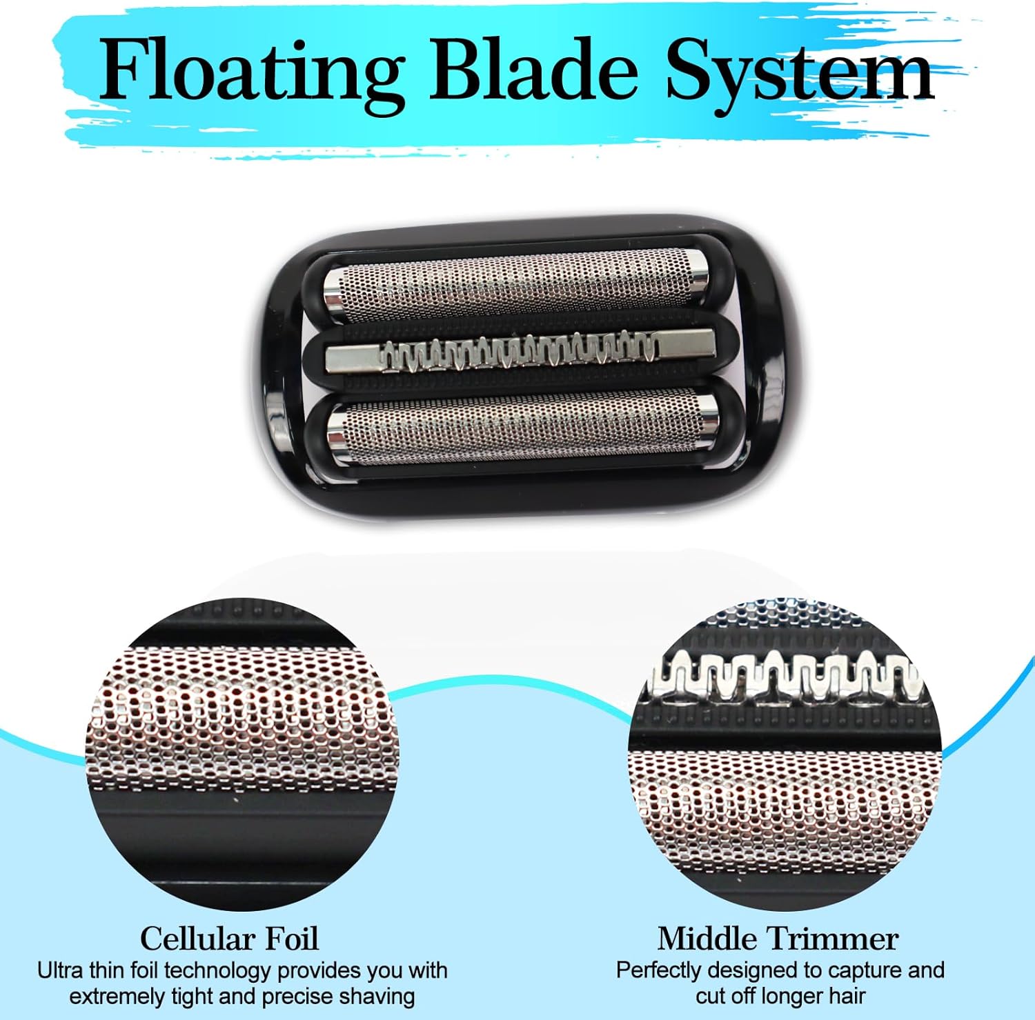 Series 5 53B Replacement Head Compatible with Series 5/6 Electric Shavers – Fits Mo... - Image 2