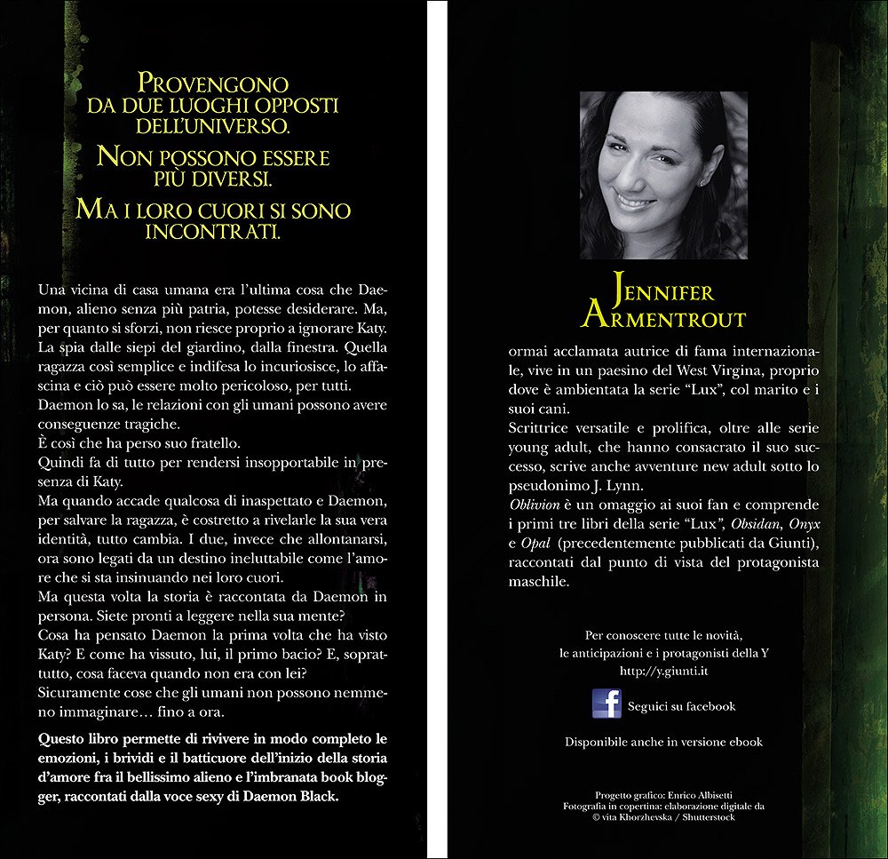 Oblivion I. Obsidian attraverso gli occhi di Daemon: Vol. 1