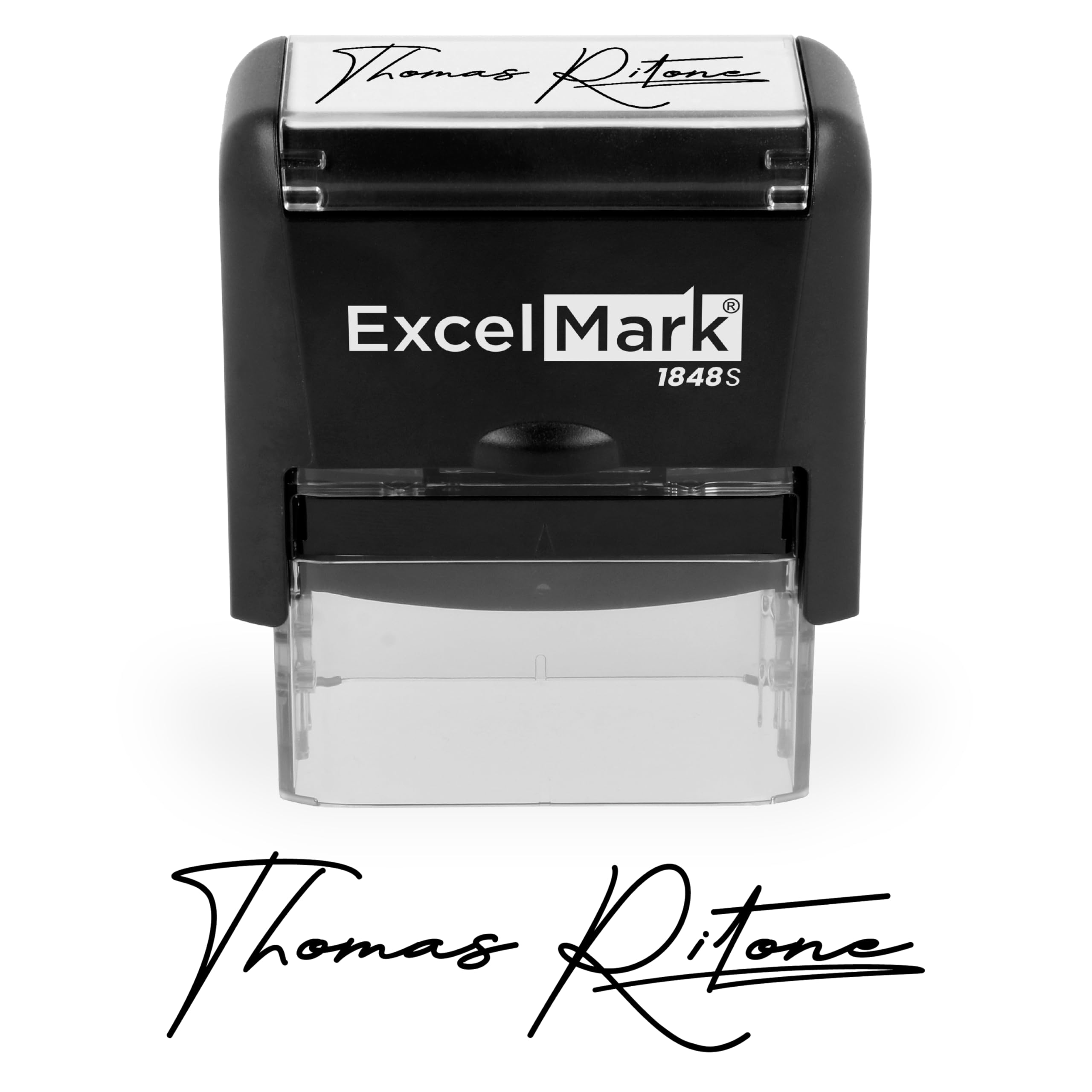 ExcelMark Custom Signature Stamp - Self Inking - Medium