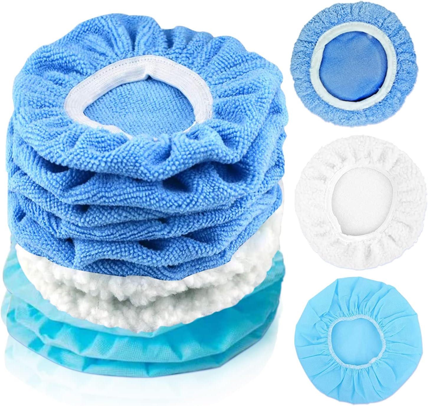 910 inch Car Polishing Pad, 220240mm Car Polisher Pads Buffing Cover