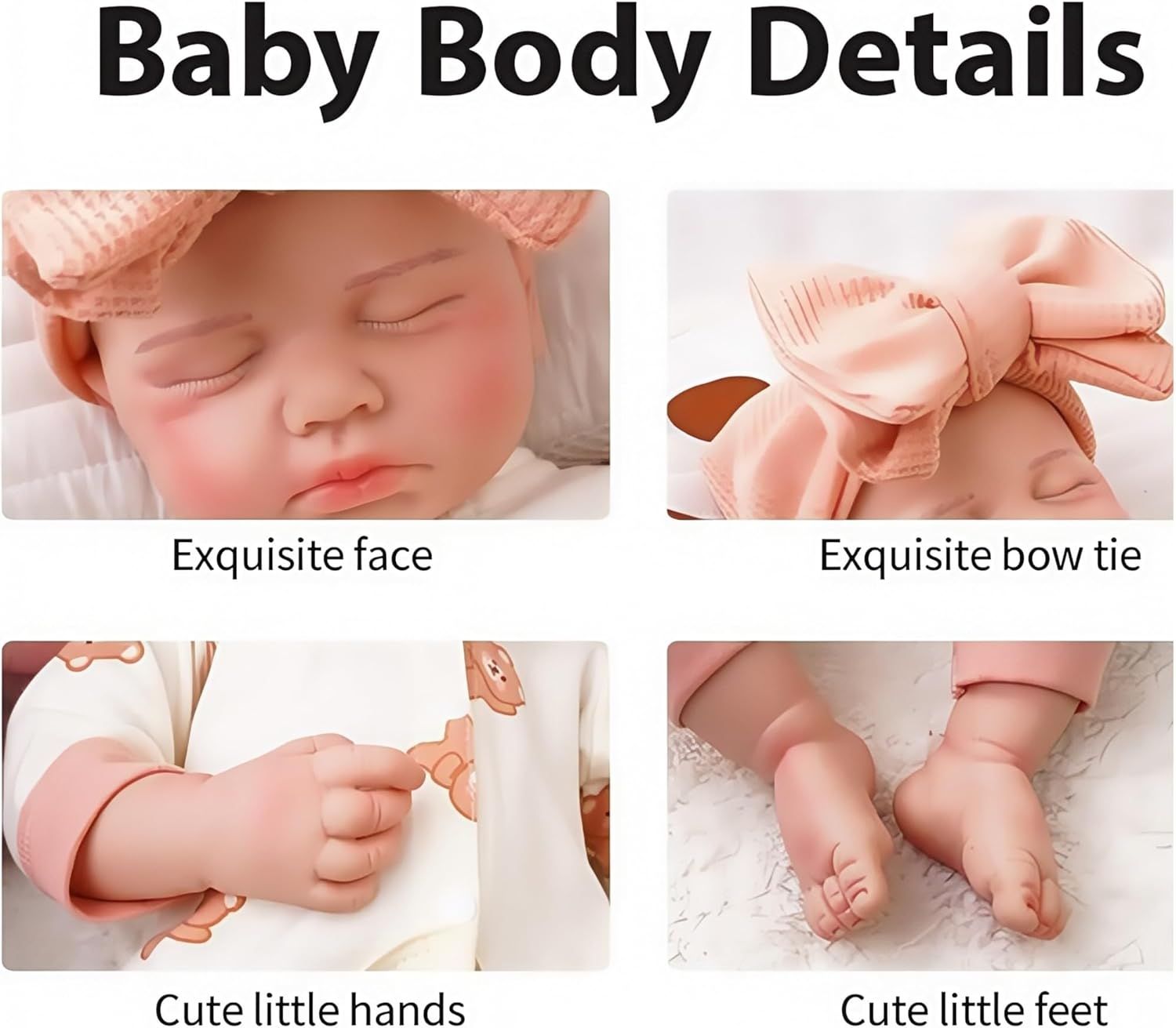 18-19 Inch Full Silicone Reborn Baby Doll - 6lbs Weighted Soft Silicone Touch - 4.8/5 Stars 30+ Vine Tested - Collectible for Adults & Premium Parents - Not Vinyl Toy