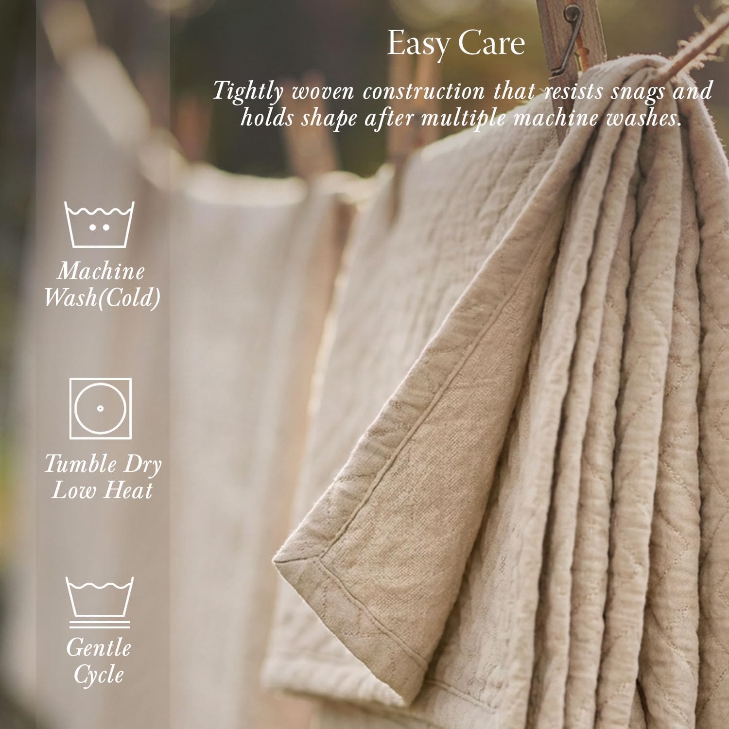 Threadmill Luxury Cotton Blankets for King Size Bed | All-Season Cozy 100% Cotton Blanket | Criss Cross Soft & Lightweight Coverlet fits California King Size Bed, 104x92 | Folkstone Blue - Image 7