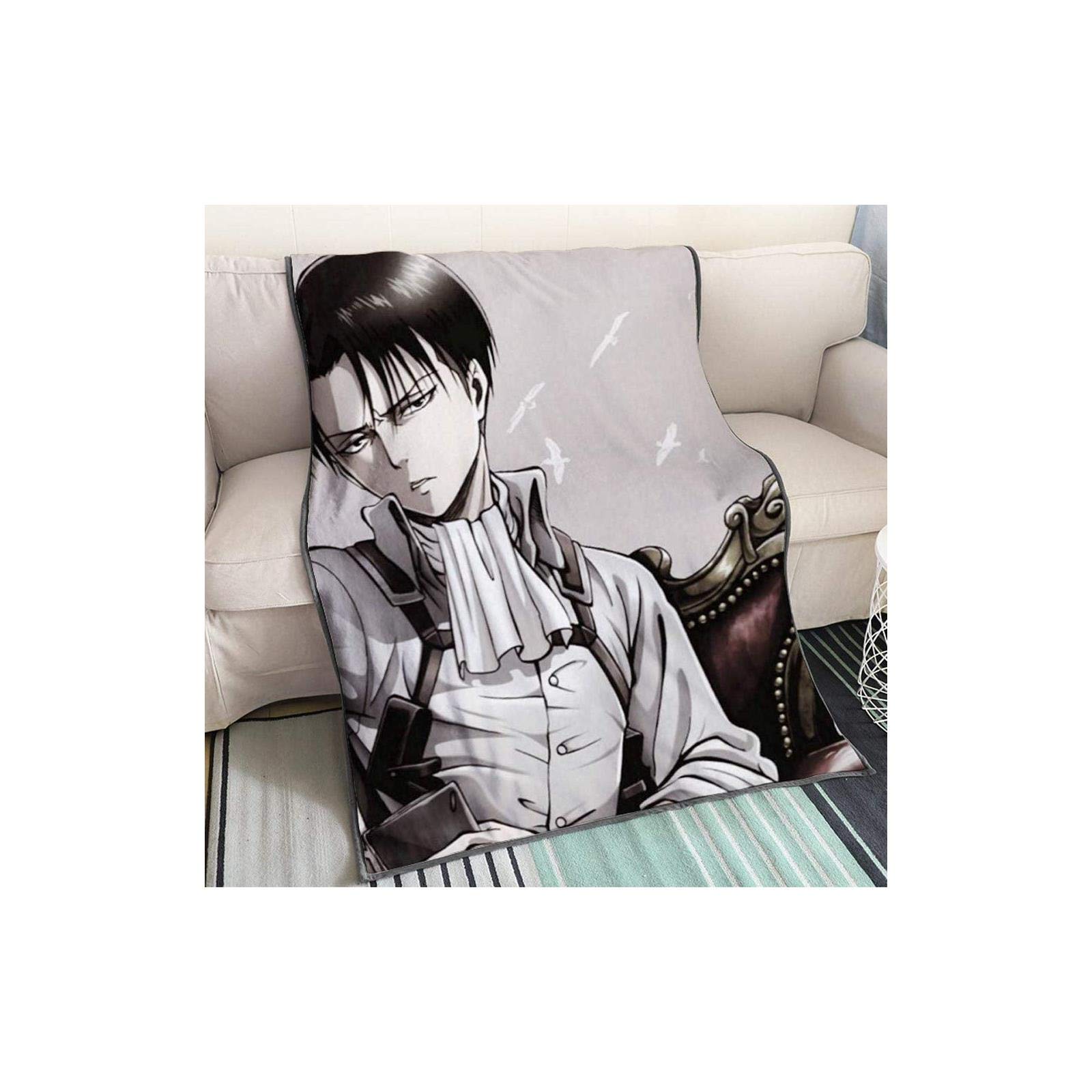 Tutui Attack On Titan-Levi · Ackerman In Formal Wear 3D Printed Blanket  Cartoon Anime Characters Soft Plush Flannel Blanket Quilt Anime Fans Otaku  Gift Bedding (Color : Flannel, Size : 70x100cm) :