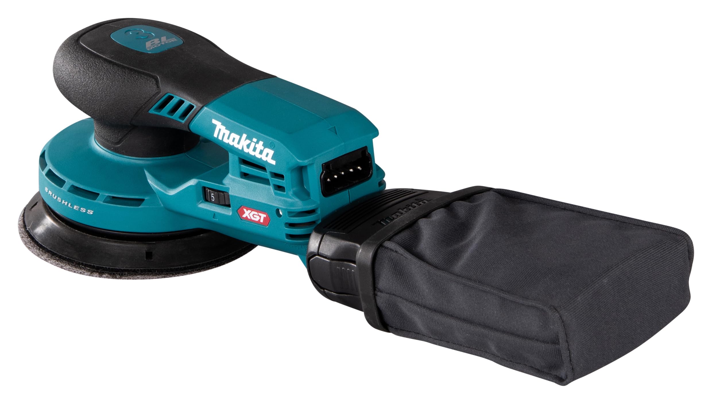 Makita BO003CGZ 40V Max Li-ion XGT 125mm Lijadora orbital aleatoria sin escobillas, baterías y cargador no incluidos