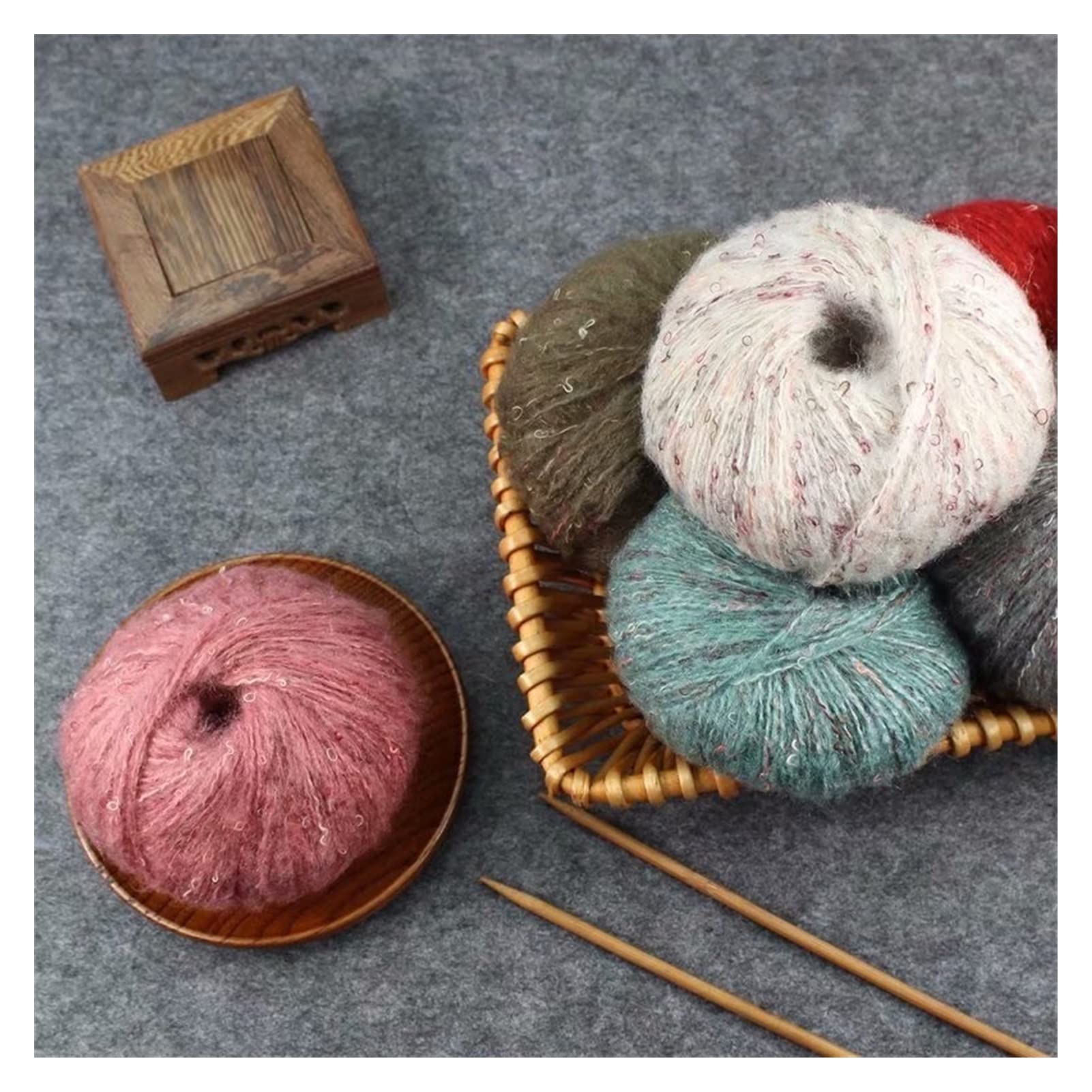 Hilado de Lana de Hilo de 6 Piezas de Hilo for Tejer Hilo Ganchillo Sweater Sombrero Punto Un Ganchillo Ovillos Lanas (Color : 1pc 13)