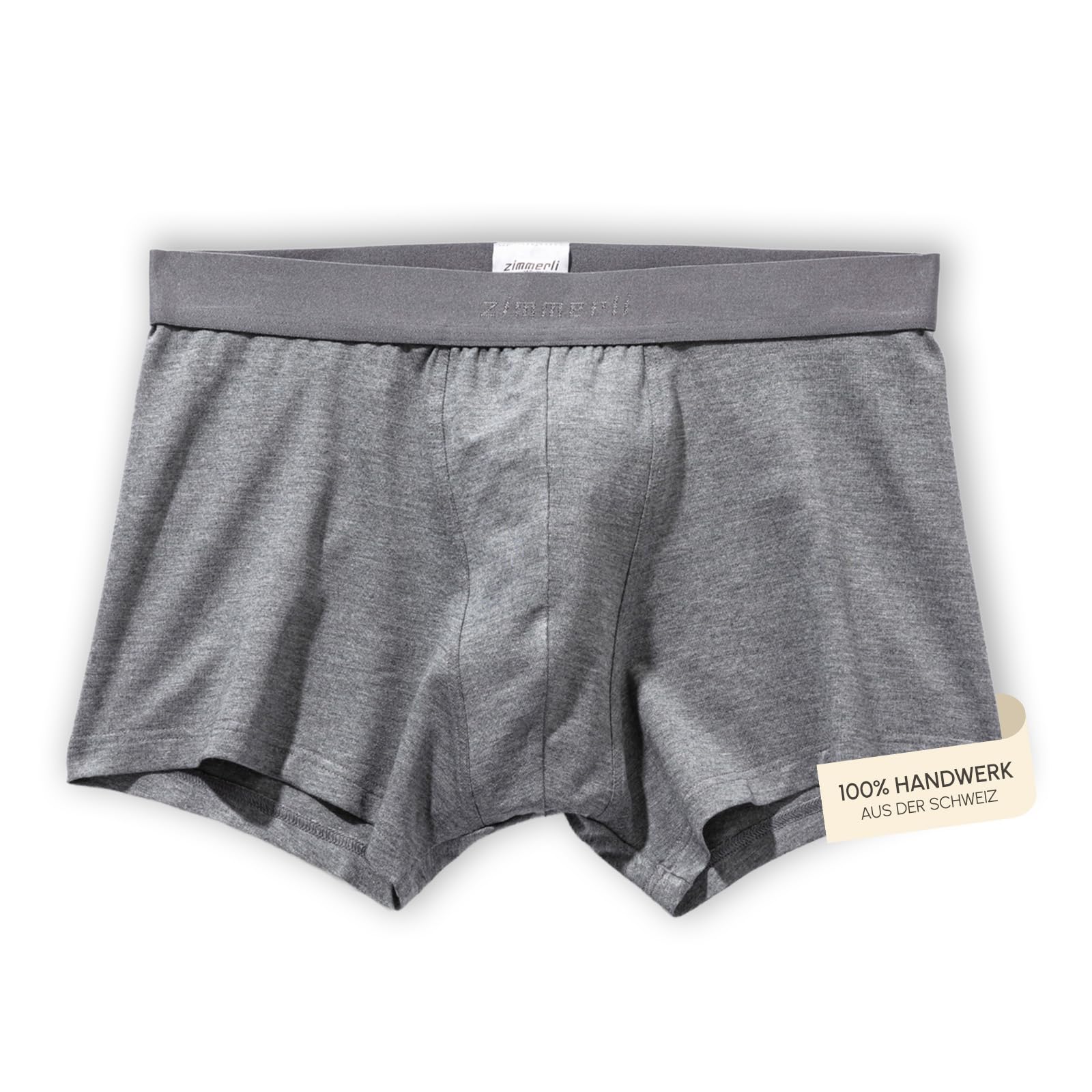 Zimmerli Men's Grey Mélange Boxer Pureness Xl