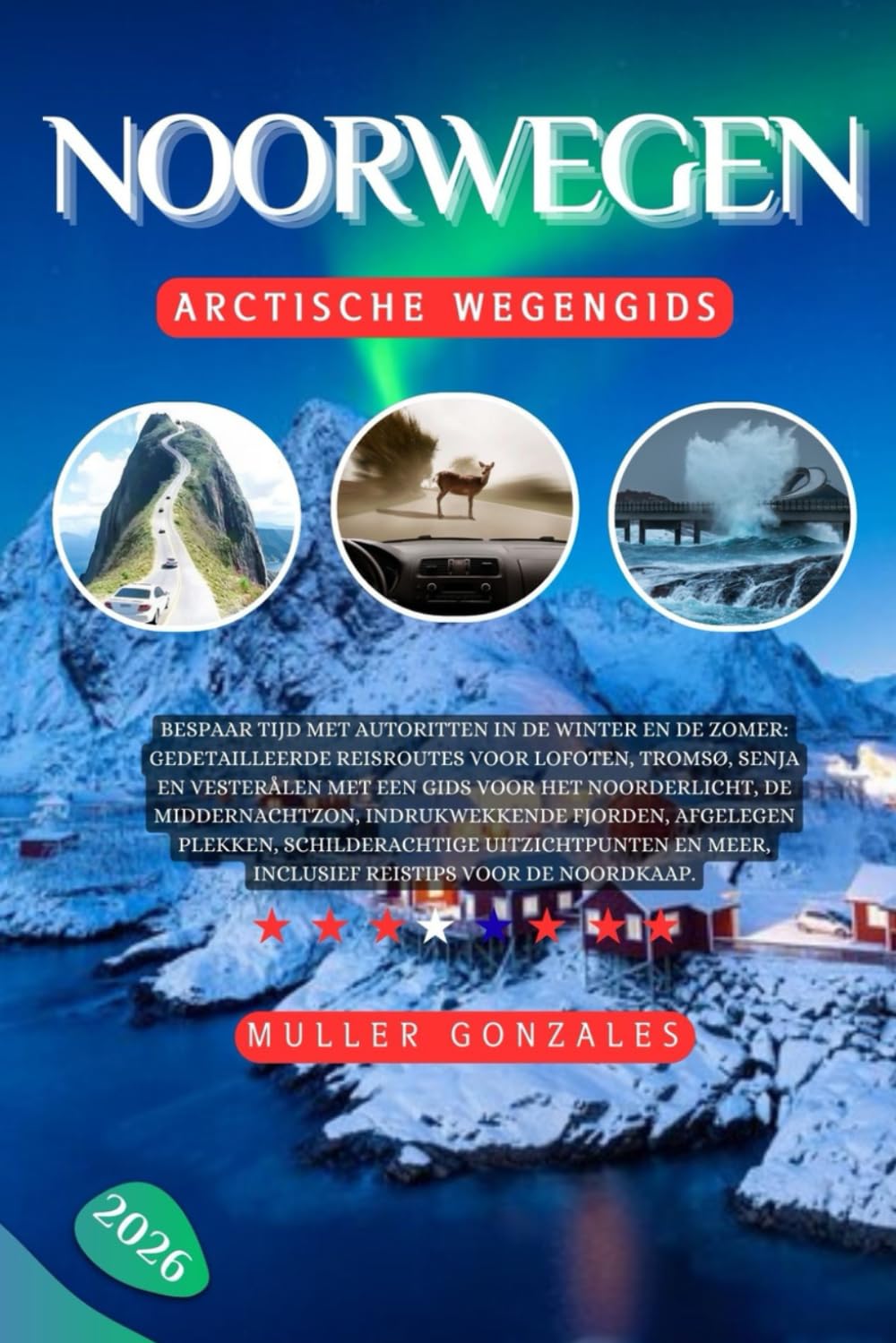 Noorwegen Arctische wegengids 2026: Bespaar tijd met autoritten in de winter en de zomer: gedetailleerde reisroutes voor Lofoten, Tromsø, Senja en ... indrukwekkende fjorden, afgelegen plekken,