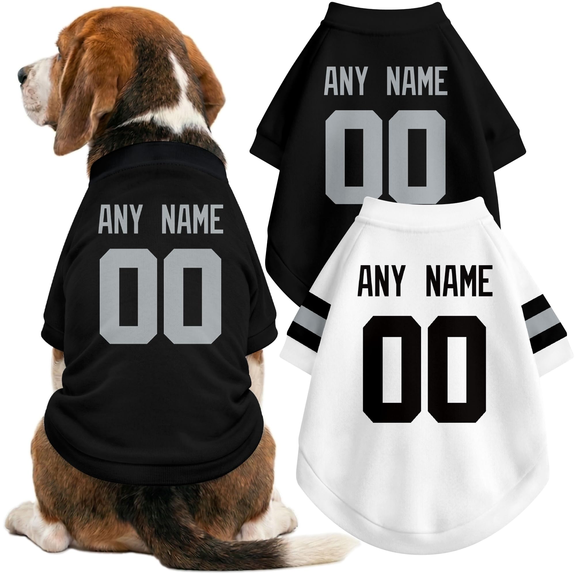 Las Vegas Dog Clothes Custom Name Number T Shirt for Dog Gifts