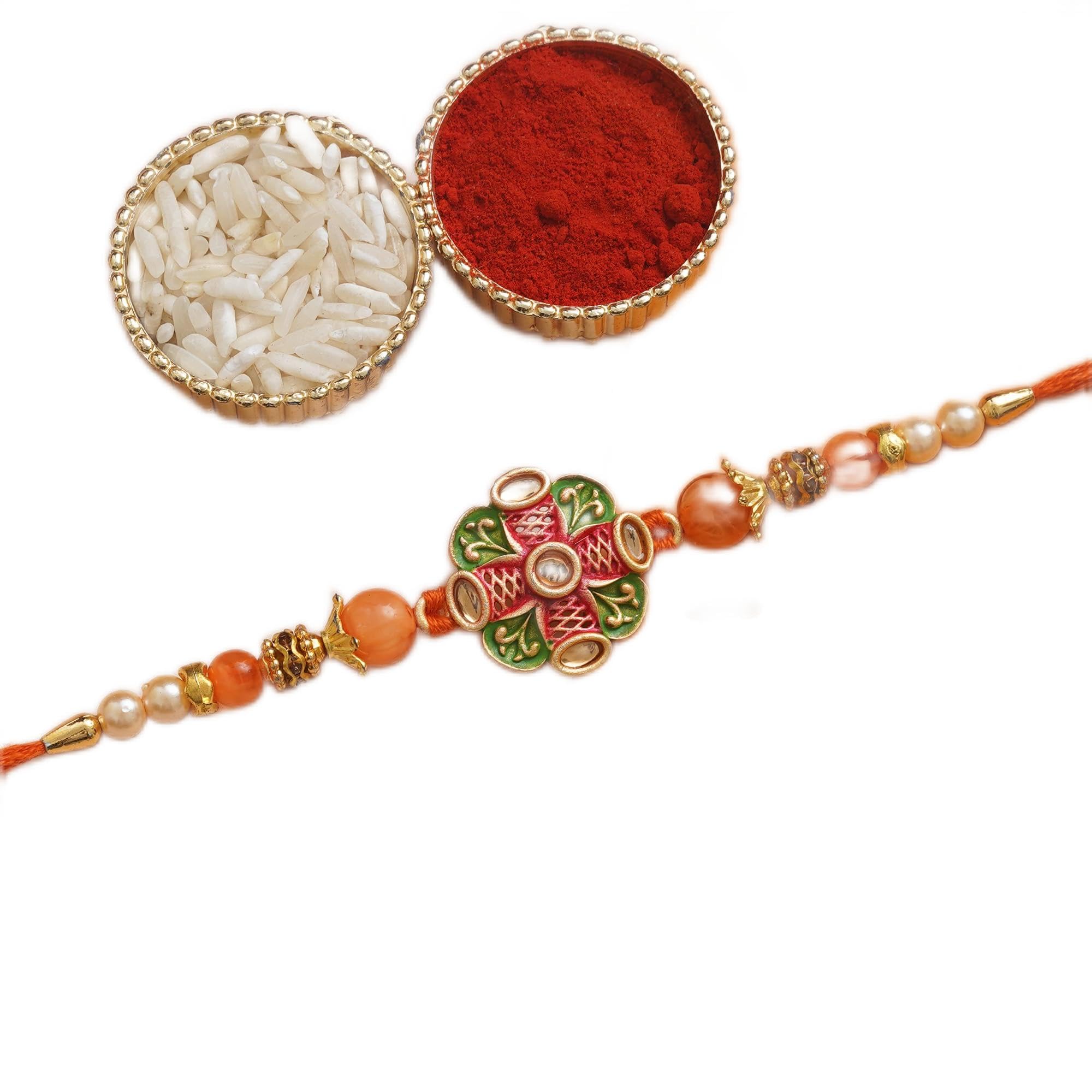 Webelkart Designer Mera Pyaara Bhai Rakhi For Brother With ganesha Idol For Car Dashbord Rakhi For Bhaiya and Bhabhi With Best Wishes Card And Roli Chawal (B0CCLBCJ6N) Amazon Price History, Amazon Price Tracker