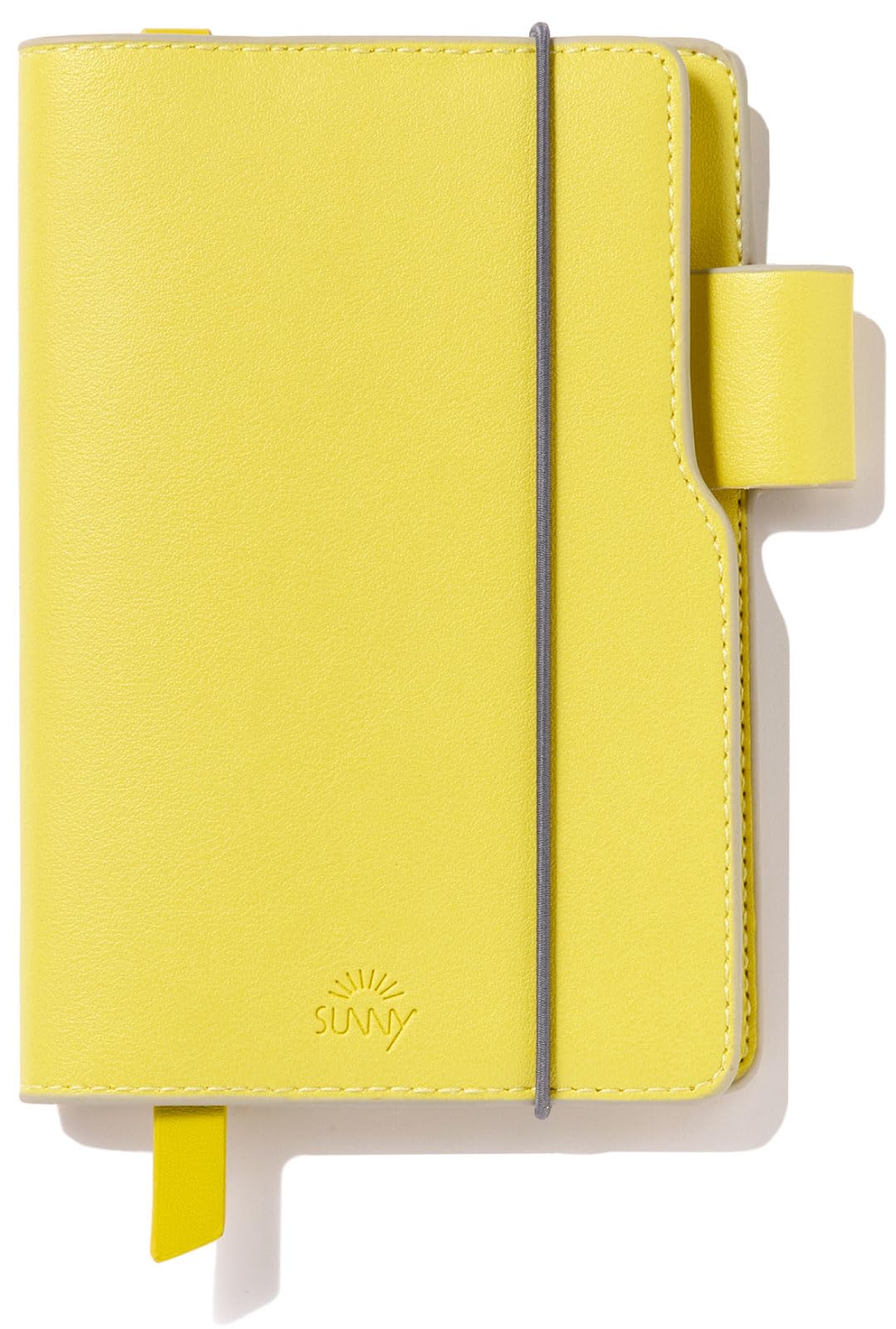 Iroha Publishing LSLN-M-01 Monthly Notebook, Mini, A6 Transformation, SUNNY Light Note Book, Free Monthly Yellow