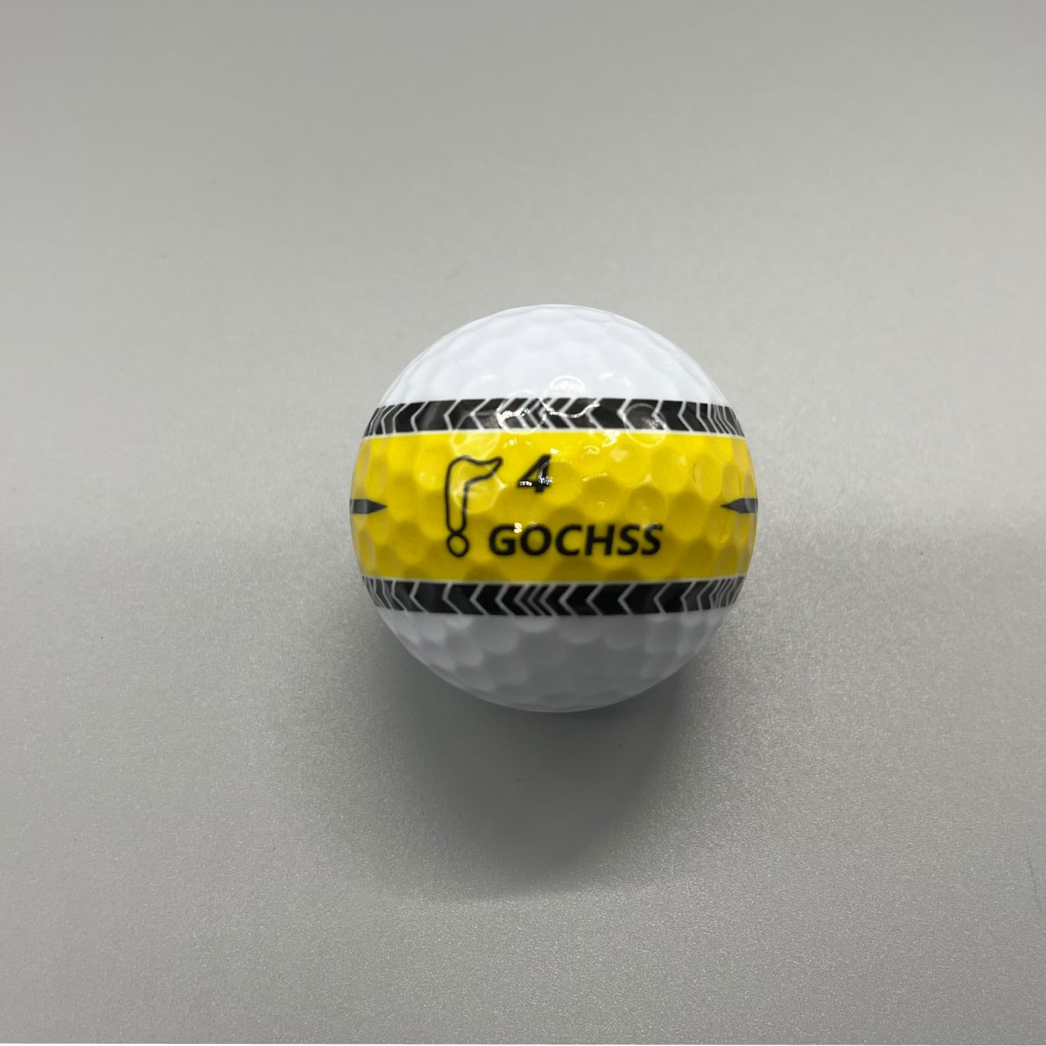 Surlyn Lot de 20 balles de golf à 2 couches avec ligne d'arrivée 332 dimples Faible spin Largeur de plus de 27 m Balles de golf durables pour amateurs, juniors et femmes
