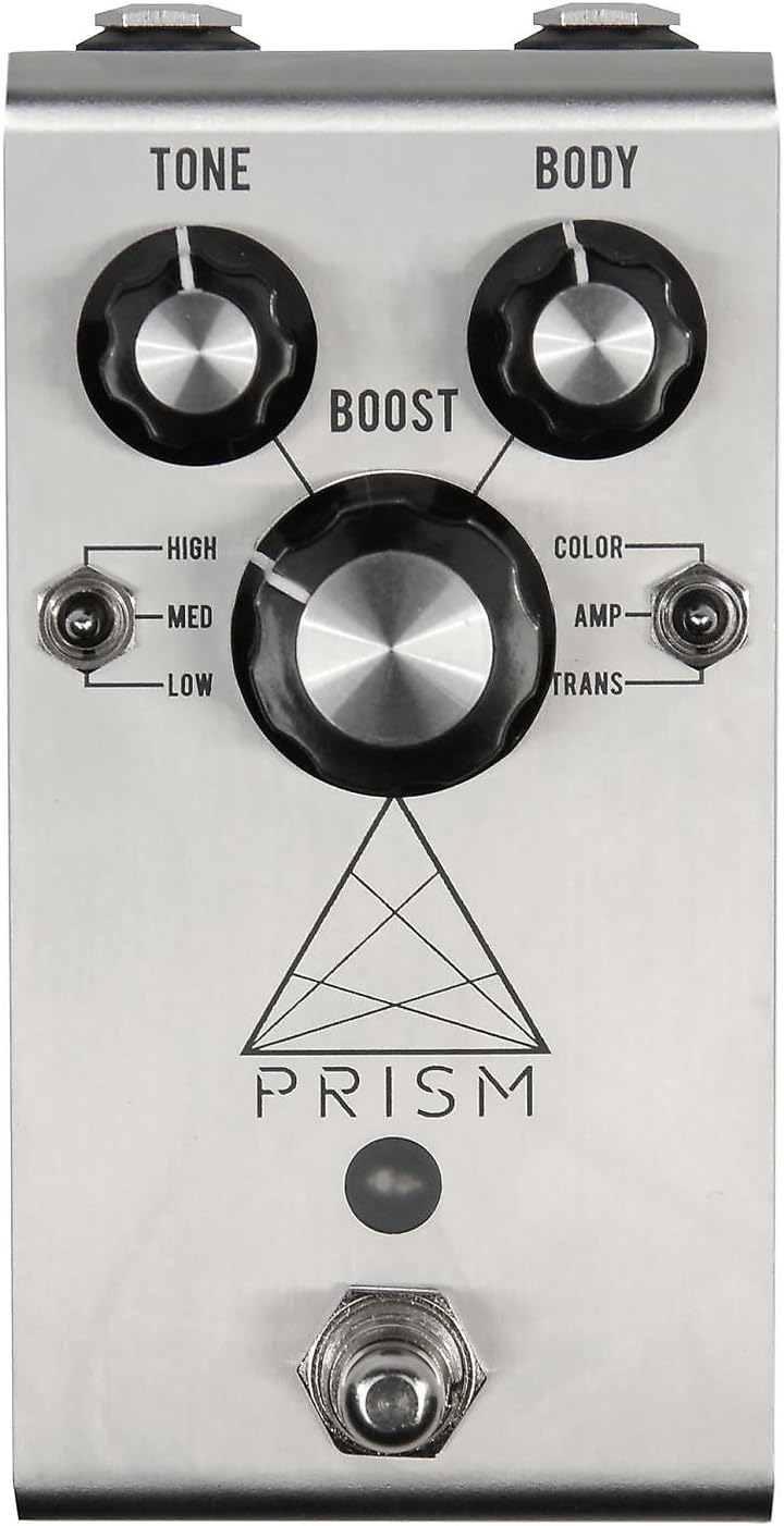 Jackson Audio Prism Boost, Buffer, and EQ Pedal - Stainless Steel