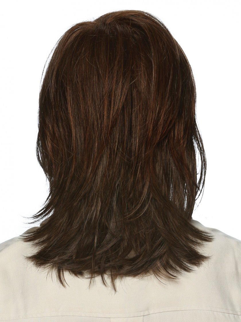 Bundle - 5 Items: Evette Wig by Estetica, Christy's Wigs Q & A Booklet, 2oz Travel Size Wig Shampoo, Wig Cap & Wide Tooth Comb - Color: R36F