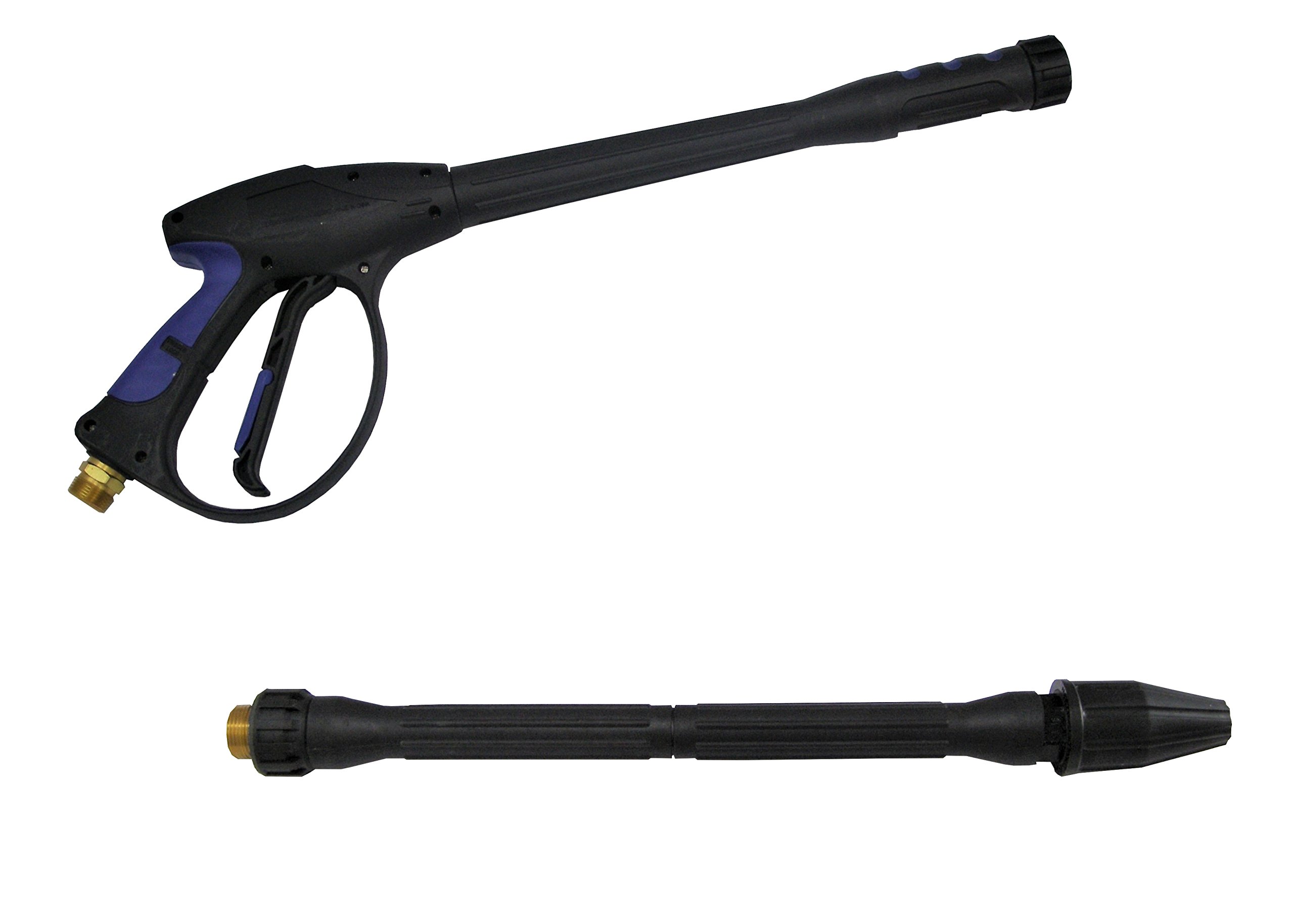 Pwpuk Pressurewasherpartsuk Pressure Washer Jet Wash Gun Lance & Turbo Nozzle Extension M22 Compatible