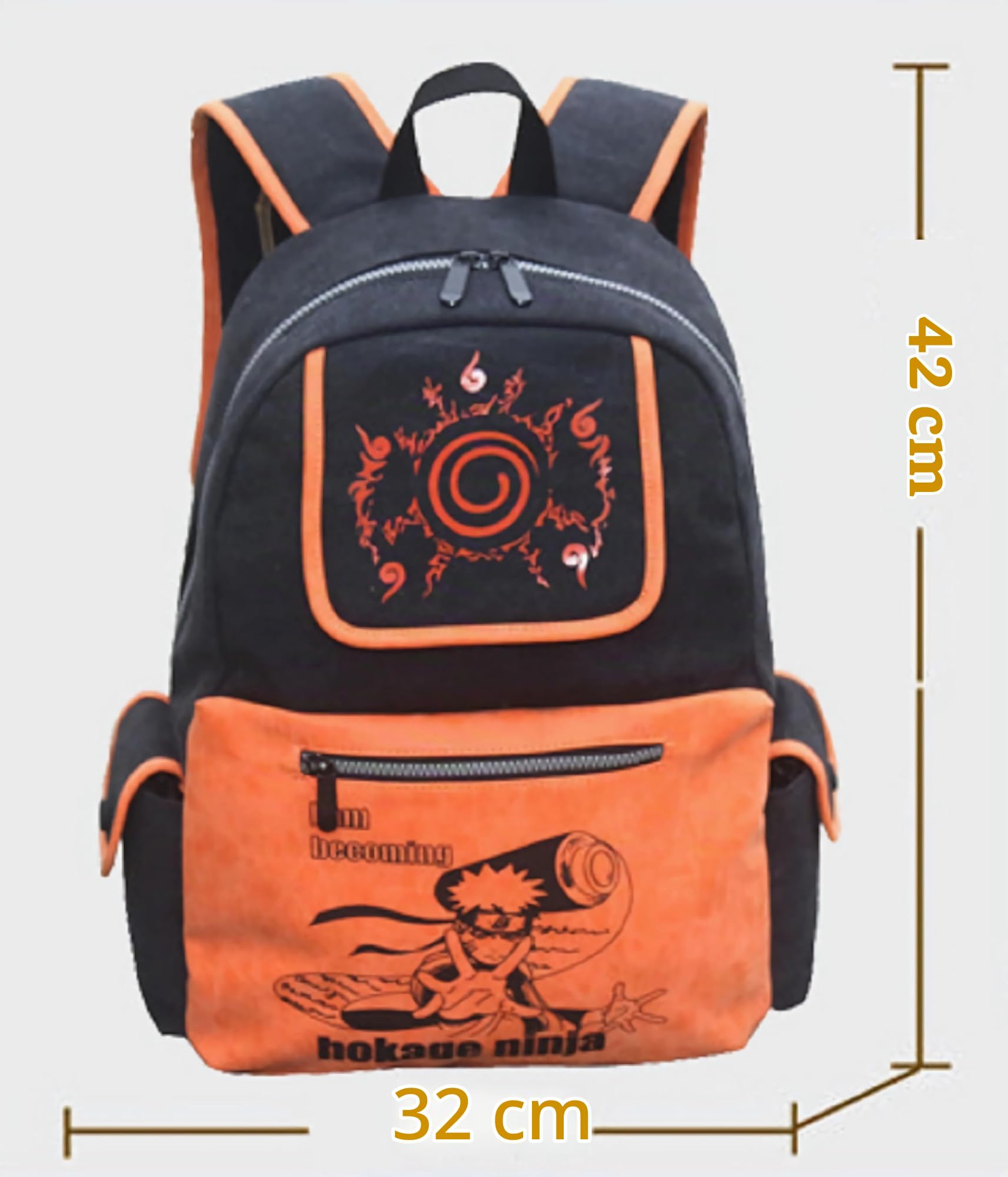 Anime Canvas College Zaino Daypack Borsa a tracolla Borsa a tracolla Zaino Gatto