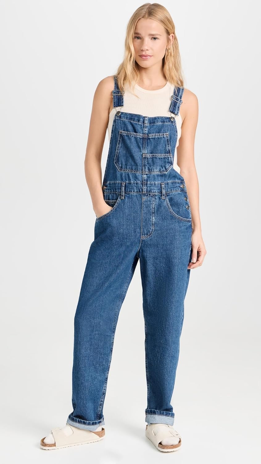 Free People Women's Ziggy Denim Overalls