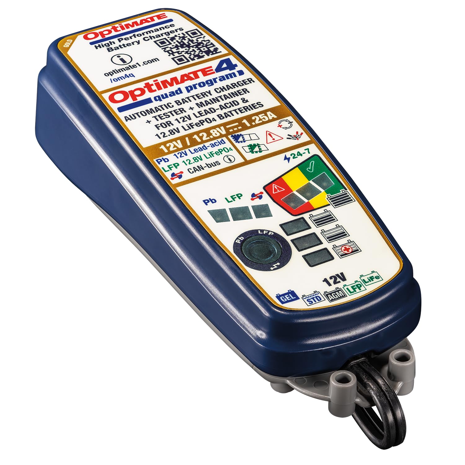 Caricabatterie Optimate 4 Quad Program Premium Edition (RIF. Tecmate: TM630-​PR)