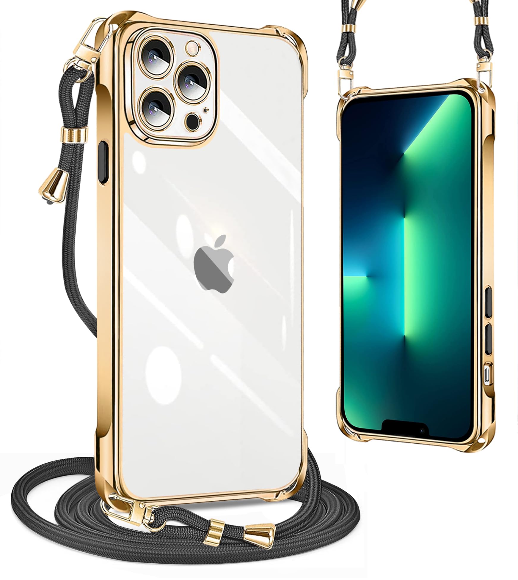 Amazon.co.jp: PAILAIMEN iPhone 13 Pro Max ケース クリア ネック  