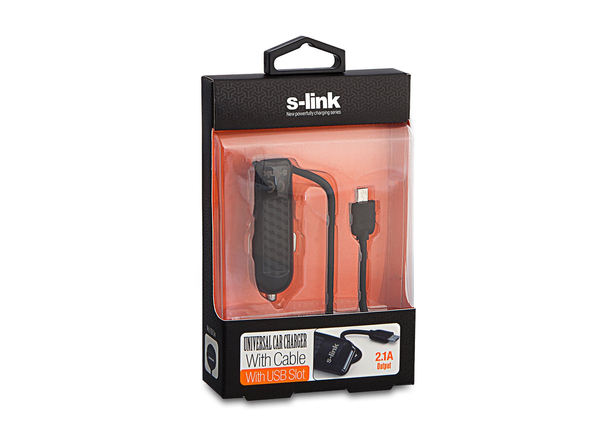 S-link SLP-130 PRO 2100MA Çakmaktan Usb + Micro 5pin Araç Şarjı