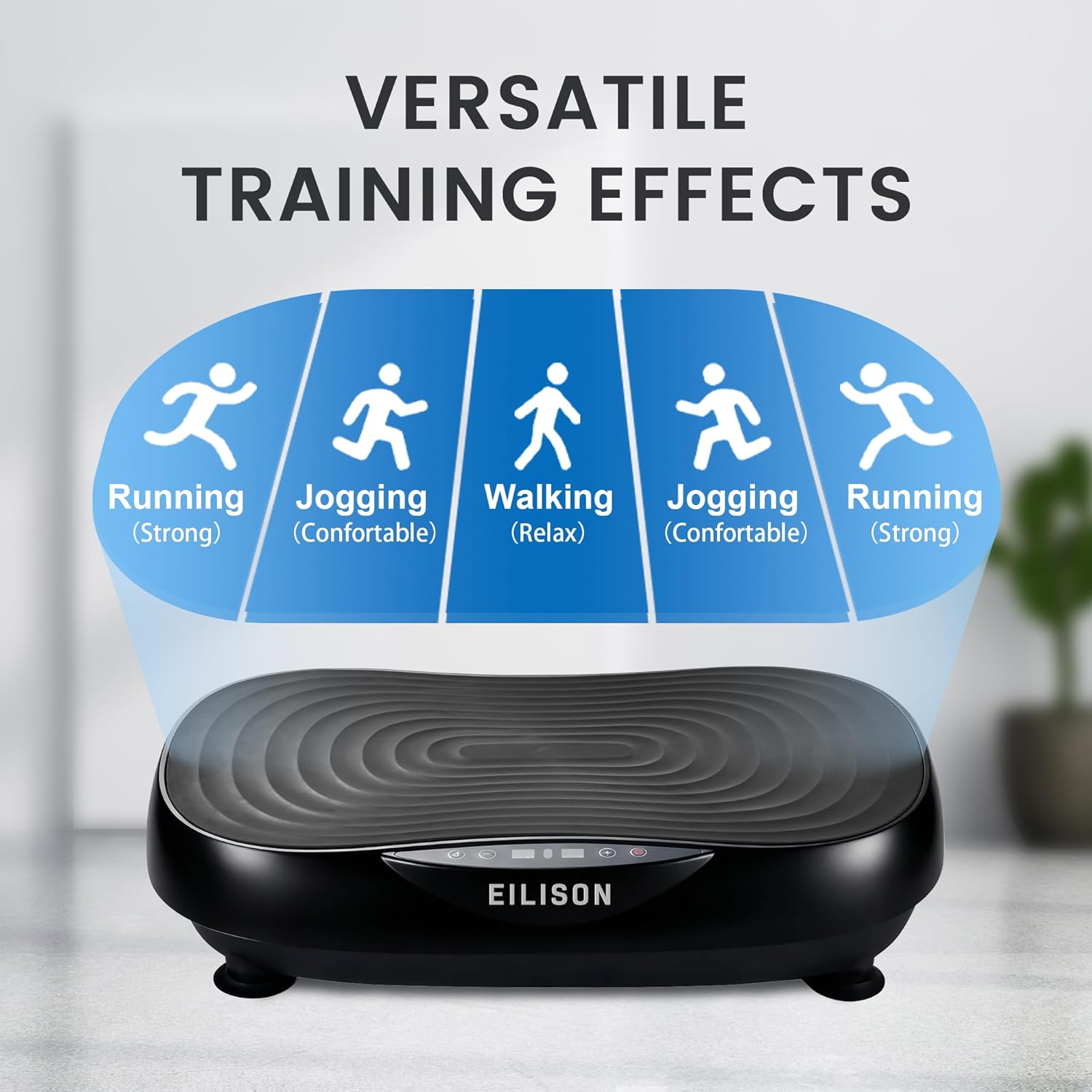 EILISON Glory Vibration Plate Exercise Machine - Lymphatic Drainage Whole Body Workout Vibration Platform 99 Adjustable Speeds Power Shaping Vibrating Plate, Weight Loss, 350 lbs - Image 5