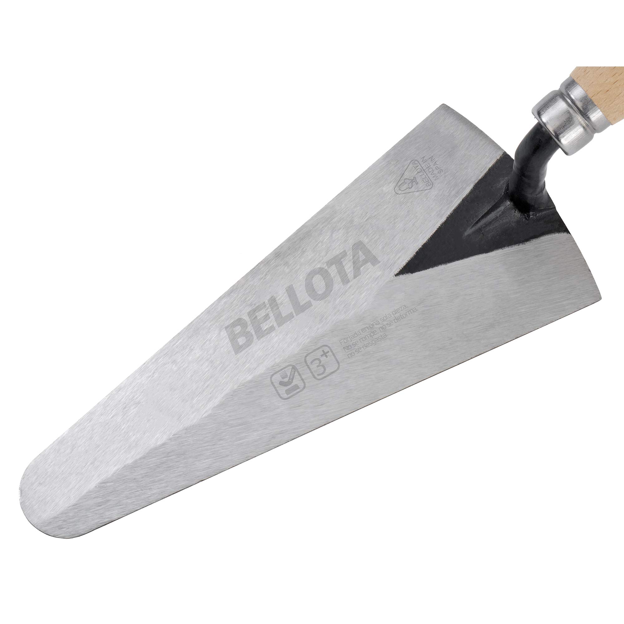 Image secondaire de Truelle Forgée Bellota en Bois de Hêtre - 180 x 81 mm