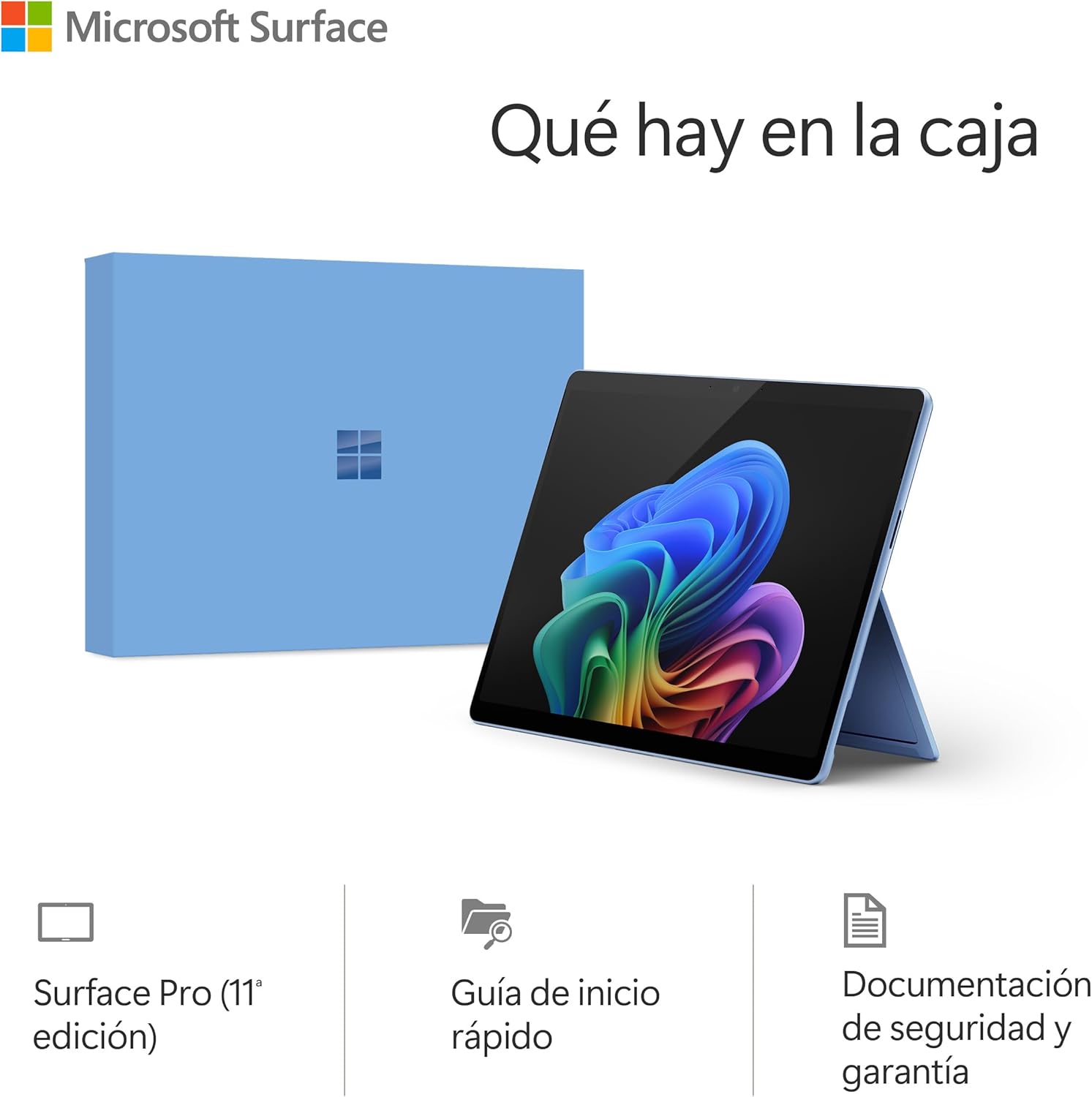 Microsoft Surface Pro (no Incluye el Cargador) | Copilot+ PC | Pantalla táctil OLED 13”| Snapdragon® X Elite | 16GB RAM | 512GB SSD | Último Modelo, 11a edición | Zafiro 5