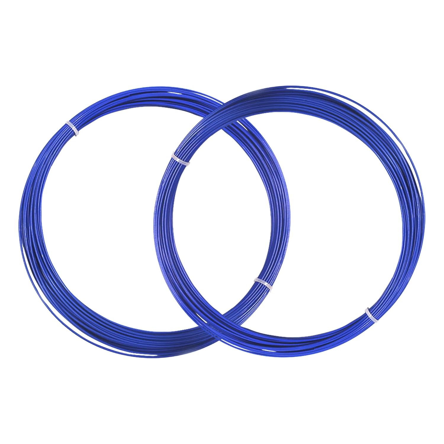 100FT Connecting Wire Hinge Pins Conveyor Belt Steel Buckle Threading Pins Wire Diameter 2.3mm Conveyor Belt Stainless Steel Rubber Covered Threading Pins for U2 U3, 30m/Reel (Blue)