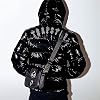 Shoulder Bag Trapstar Bag Fashion Shoulder Bag Leisure Chest Bag Belt Bag Office Small Backpack Hip Hop Crossbody Bag Black + Blue Color: Clear