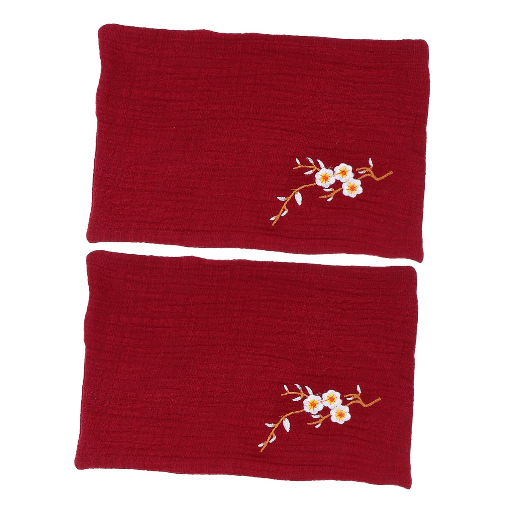 Cabilock 10 Pièces Chiffon De Nettoyage De Table à Thé Serviettes à Thé en Coton Salle De Bain Sets De Table en Coton Serviette De Nettoyage De Théière Nappe Brodée Amende Torchons De Bébé
