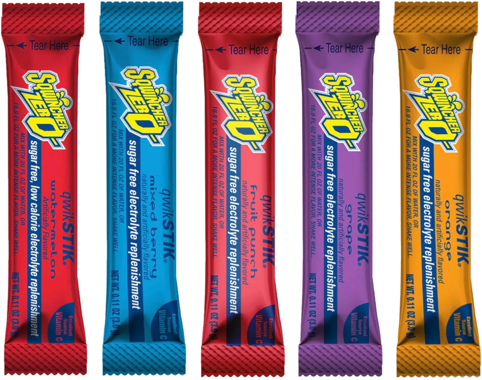 Sqwincher ZERO Qwik Stik - Sugar Free Electrolyte Powdered - Foto 6