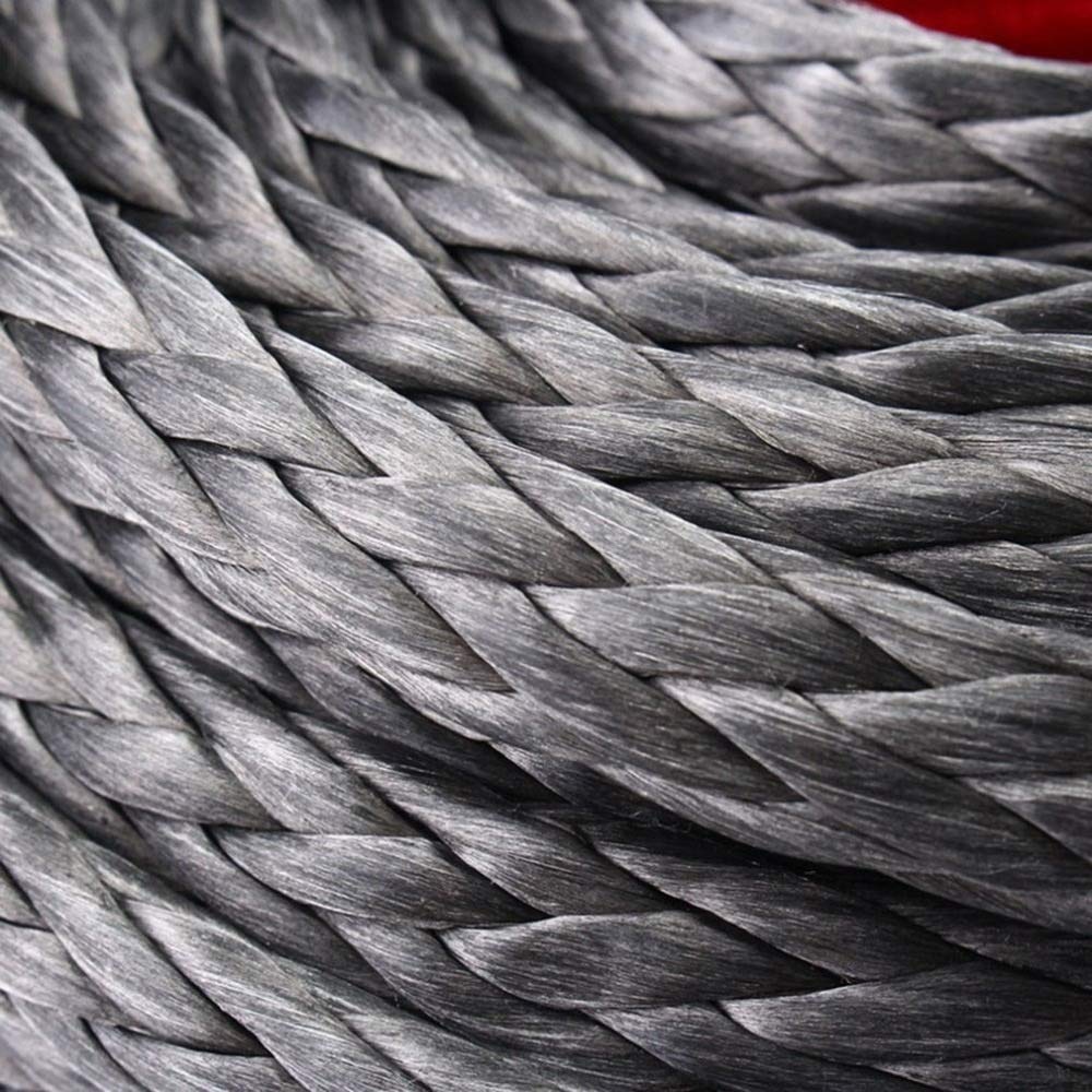 Cuerdas para Remolque 9.5mm * 28m Torno de Cable 20500LBs Todo Terreno Gancho del vehículo