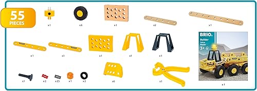 Miniatura 6 de BRIO Builder - 34599 Volvo Hauler  Juguete educativo de construcción para niños a partir de 3 años