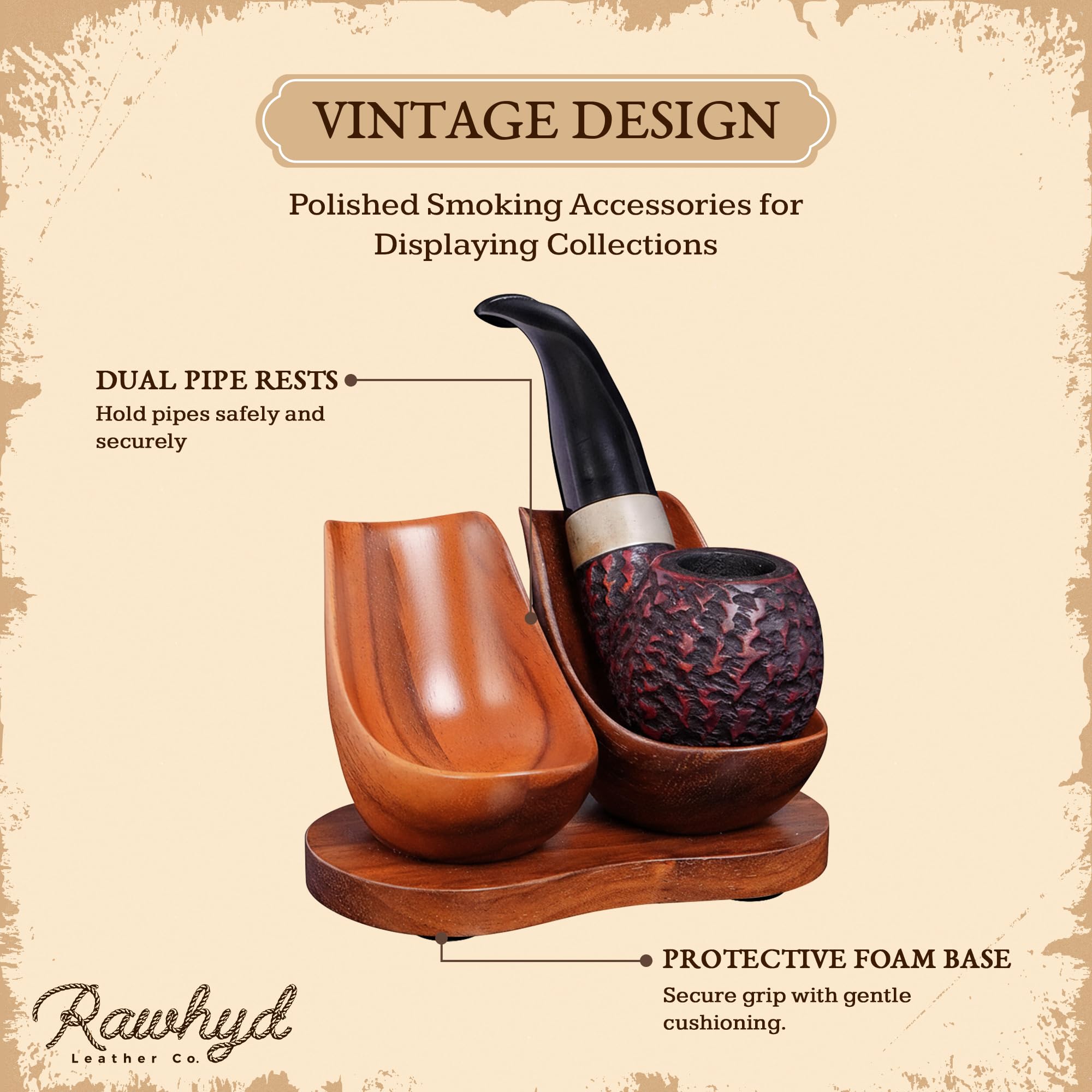 pipe tobacco stand Amazon.com: RAW HYD Walnut Tobacco Pipe Stand – Elegant Wooden Smoking Pipe  Holder with Sturdy, Stable Base – Classic Tobacco Accessories for Home,  Office, or Collector Display – Ideal Gift for Pipe