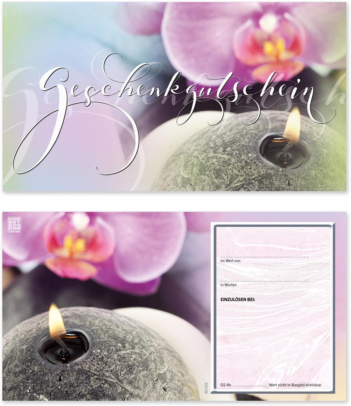 25 Vouchers Blank to Fill Yourself For Physiotherapy Massage Service.
