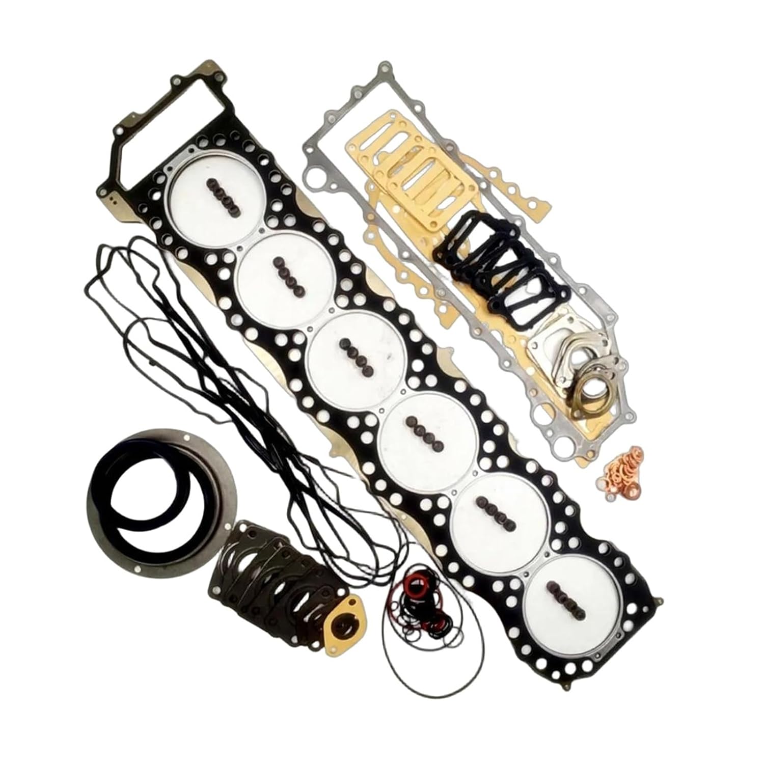 Engine Spare Parts Full Gasket Set with Head Gasket Compatible with Mitsubishi Fuso Truck 6M70 2AT, Replaces ME993840 ME352949