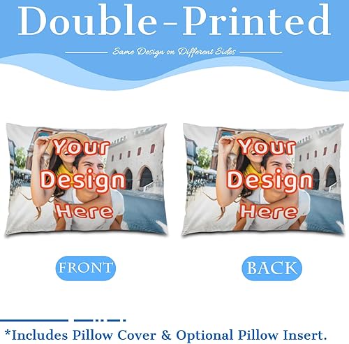 Miniatura 5 de Almohada personalizada, funda de almohada personalizada, almohadas personalizables con imagen, fundas de almohada personalizadas para Navidad,