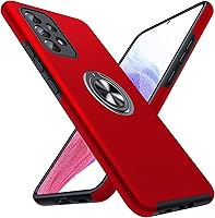 Vista 55 de JAME Funda para teléfono Samsung Galaxy A17/A26 5G con protector de pantalla [2 paquetes] Soporte de anillo Soporte Doble Capa Grado Militar a