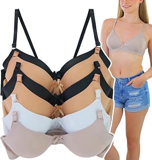 ToBeInStyle Women's Pack of 6 Classic Assorted Style Bras