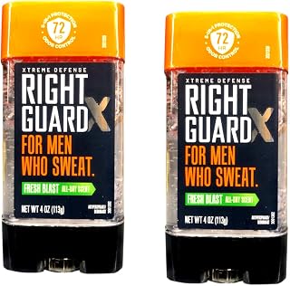 Right Guard Total Defense 5 - Anti-perspirant & Deodorant Gel Twin Pack (2) 4 Oz. - Fresh Blast Scent
