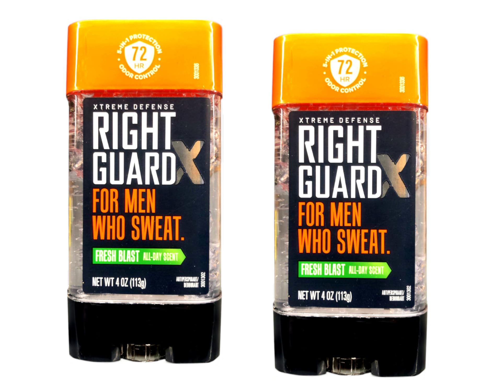 Total Defense 5 - Anti-perspirant & Deodorant Gel Twin Pack (2) 4 Oz. - Fresh Blast Scent