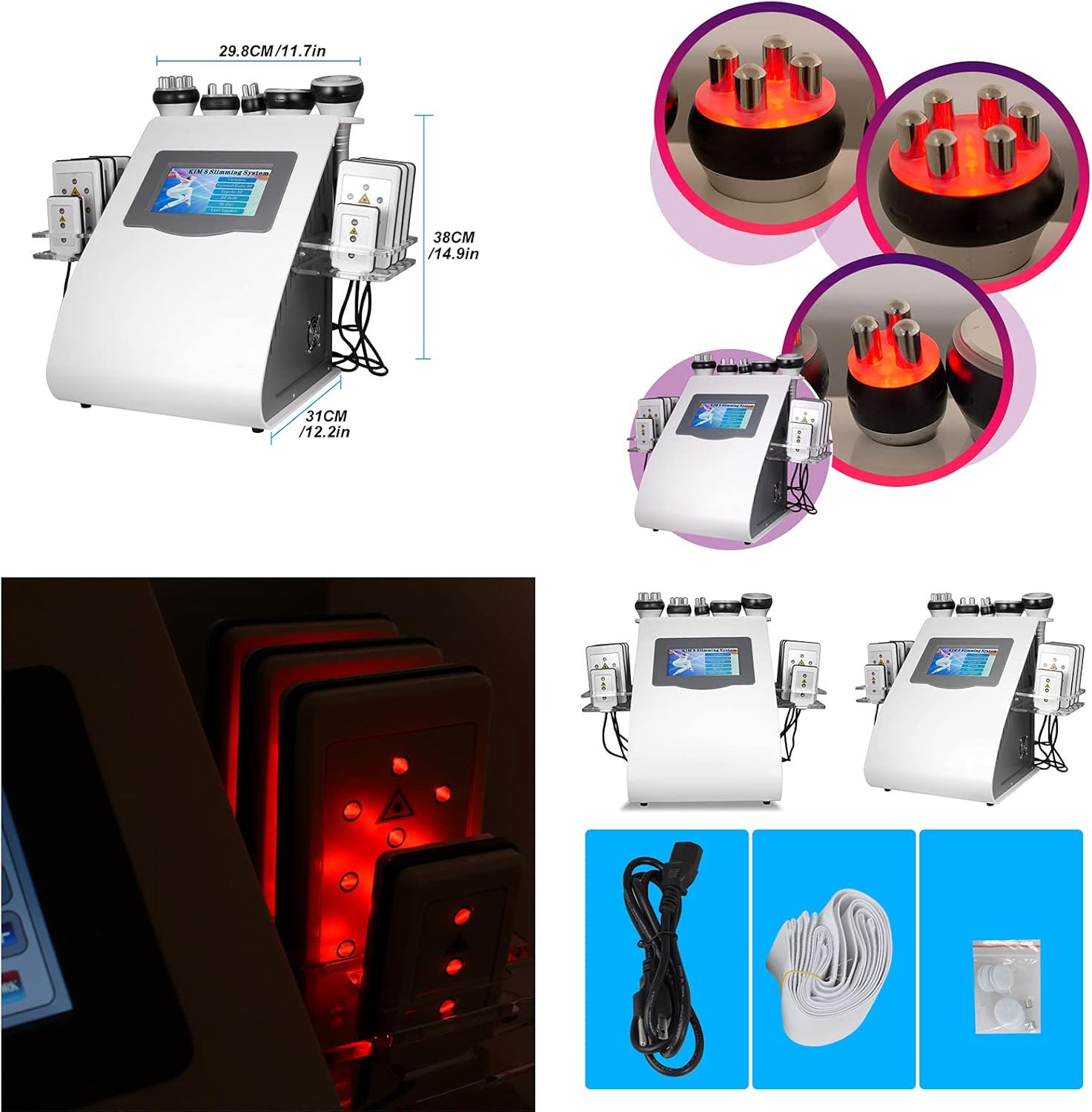 funwill Body Massage Shaping Machine 6 in 1 Face Care Lifting Wrinkle Removal Equipment for Home Salon : Beauty & Personal Care