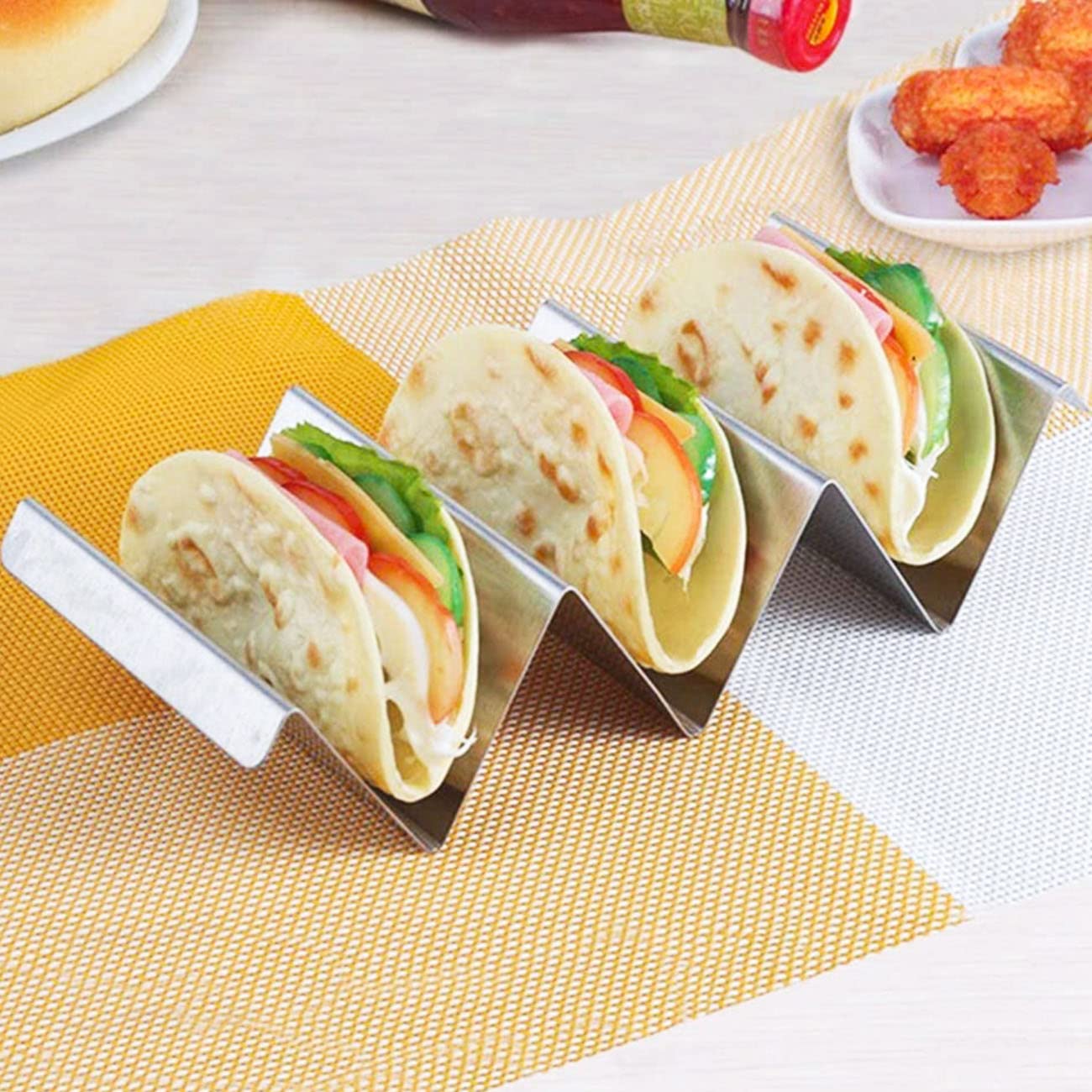 Support Taco, 2 Pièces Plateau Porte-Tacos, Support Taco