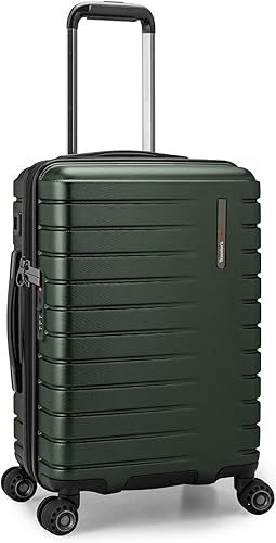 Traveler's Choice Archer - Maleta de policarbonato de lado duro, Verde, Equipaje de mano, 21 pulg.