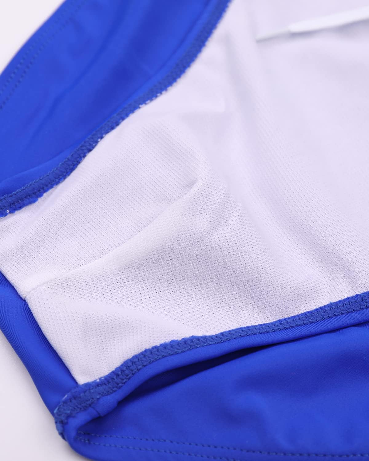 YUZHOU Mens Bikini Swimwear Low Rise Swim Briefs Solid Bathing Suit Sexy Swimsuit with Elastic Drawstring - Image 4